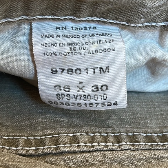 Vintage 90s Beautifully Faded Wrangler Straight Leg Earth Tone Pants - Picture 8 of 8